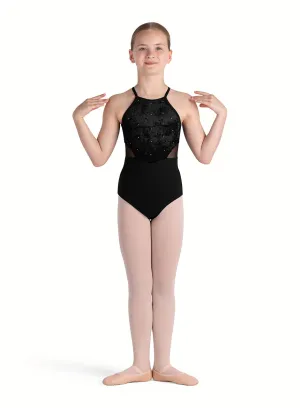 Bloch Rosie Mesh Back Halter Leotard  - Childs