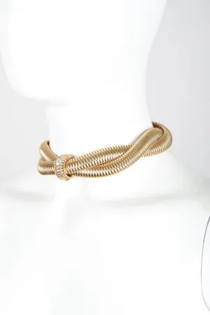Braided Twist Metal Collar