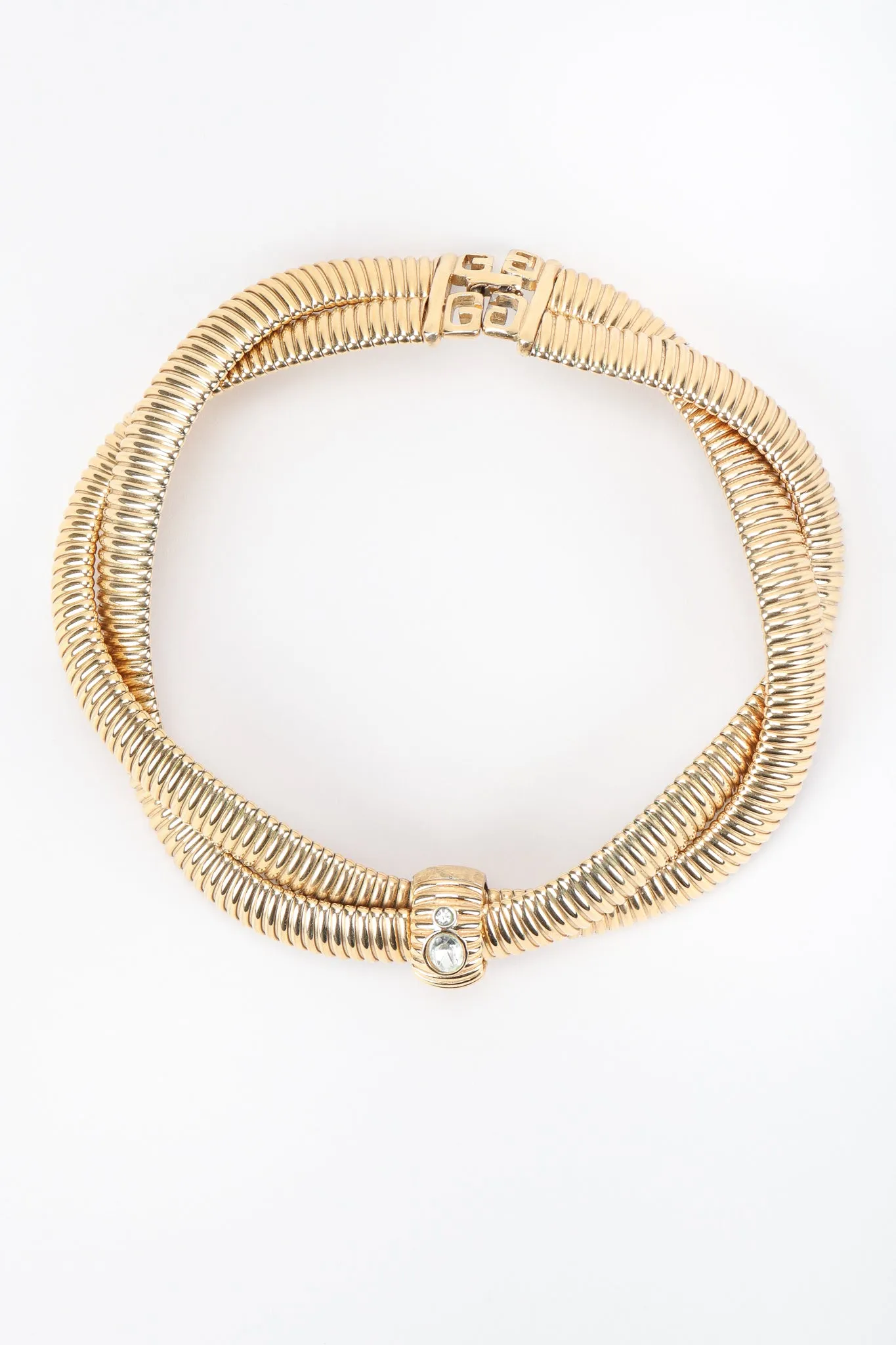 Braided Twist Metal Collar