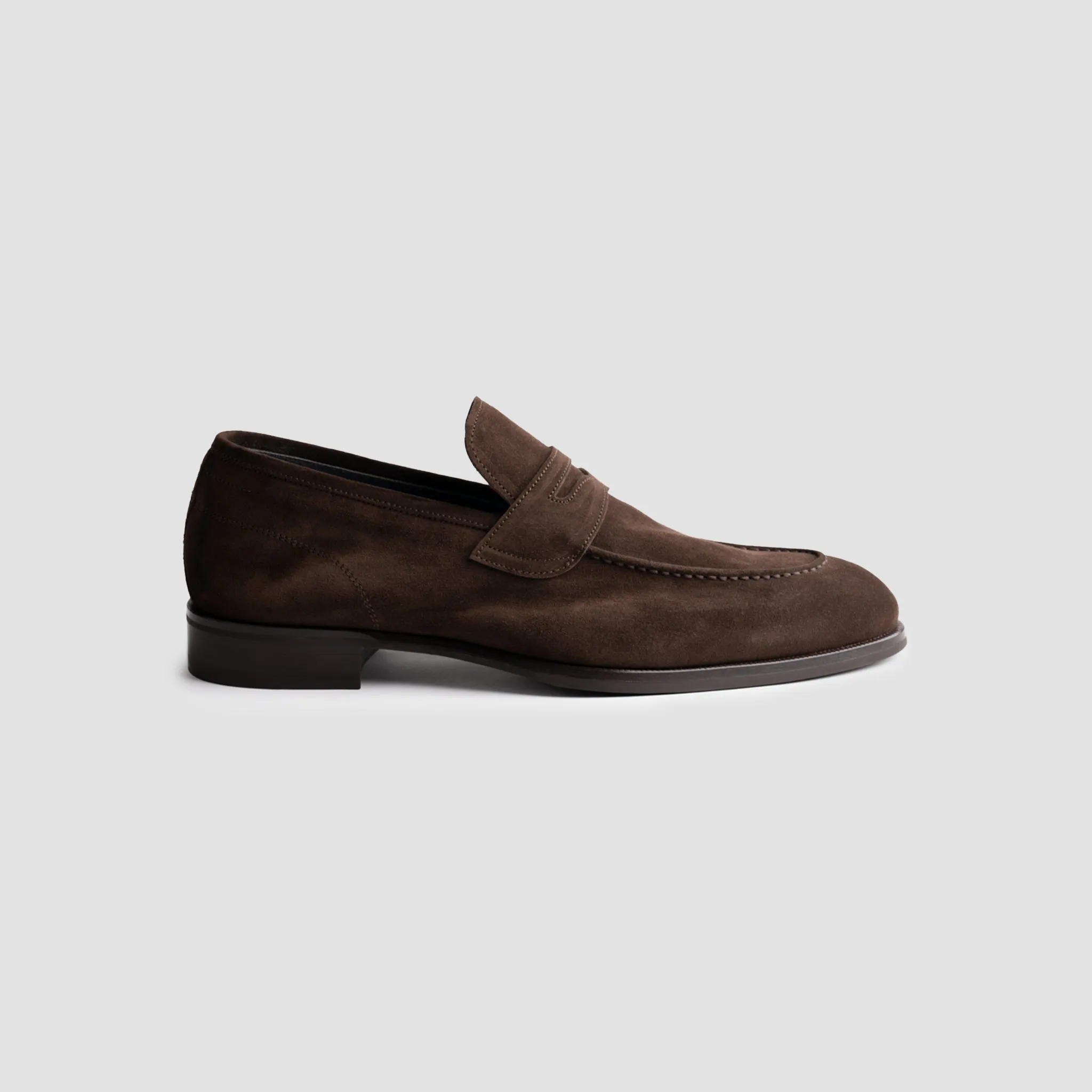 Brera Mogano Men's Suede Loafer