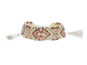 Bronze Aztec Beaded Bracelet