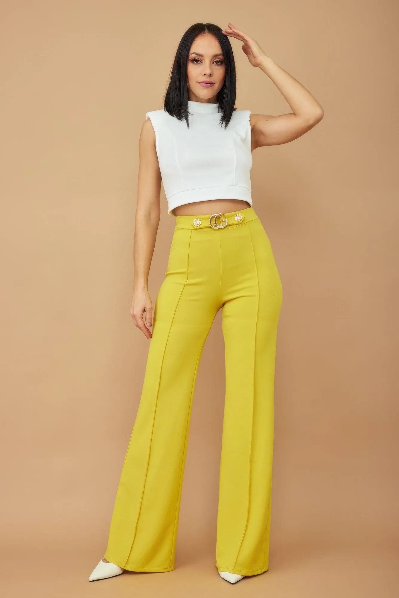 Buckle Button Pants