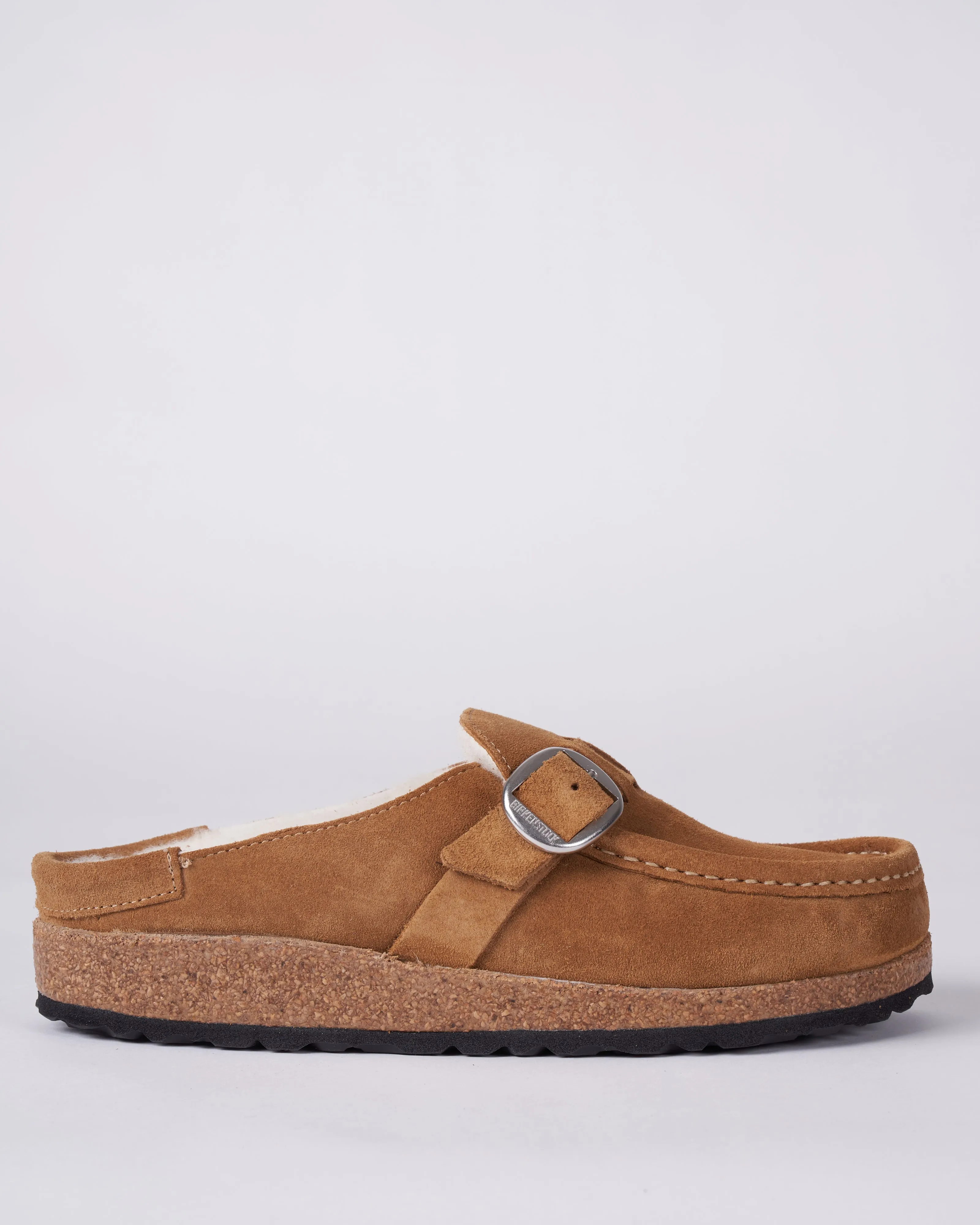 buckley shearling - suede/shearling \ tea/natural