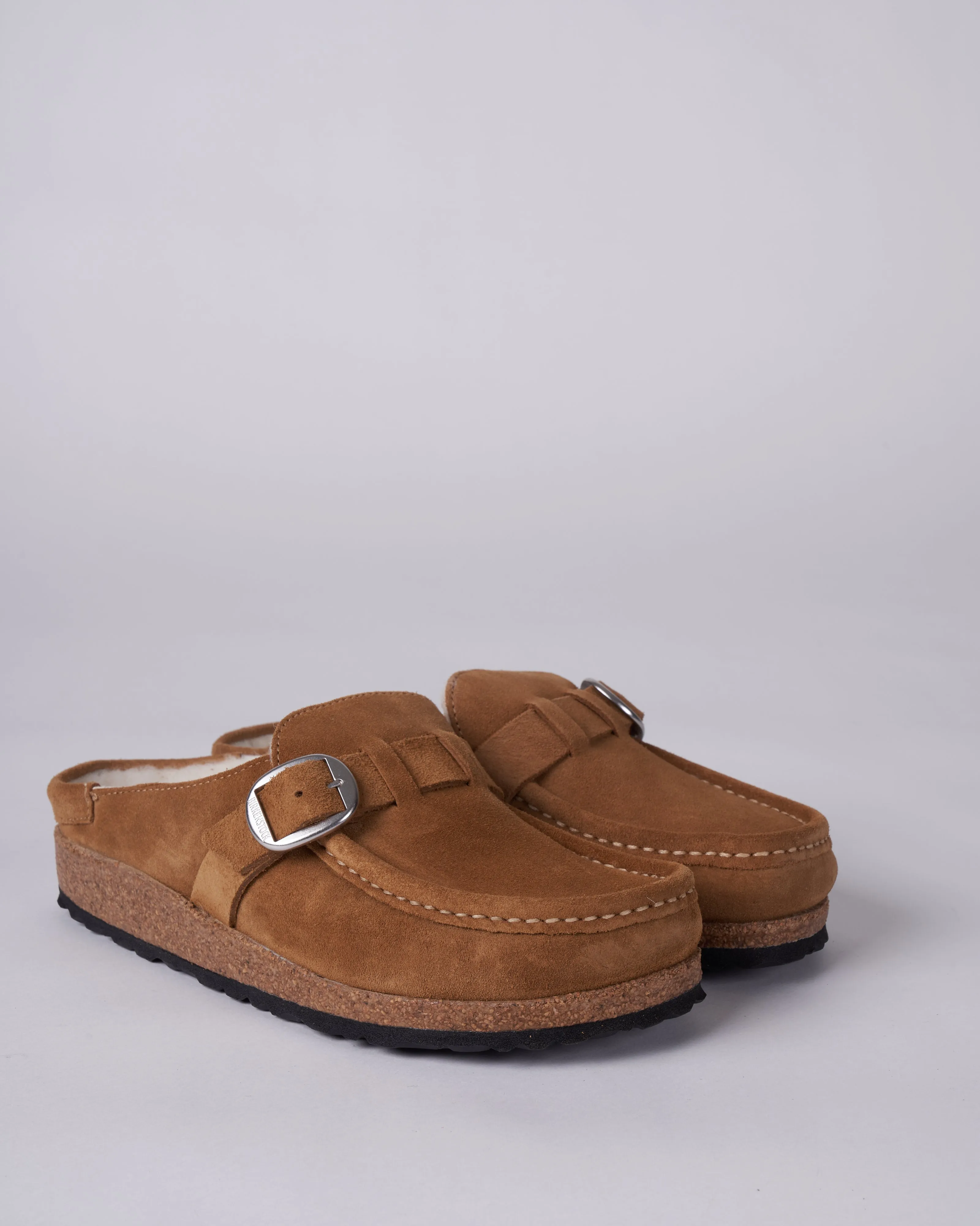 buckley shearling - suede/shearling \ tea/natural