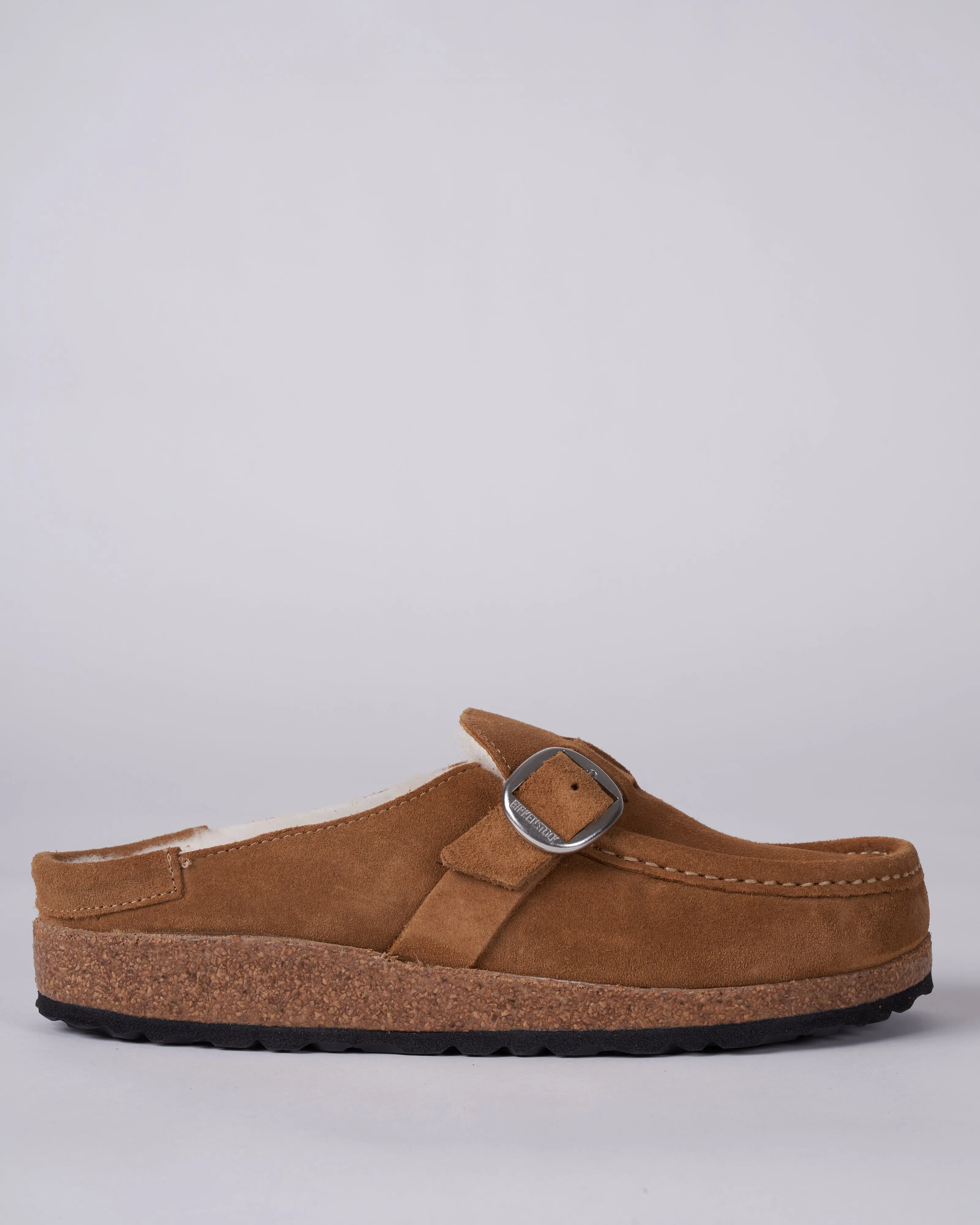 buckley shearling - suede/shearling \ tea/natural