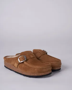 buckley shearling - suede/shearling \ tea/natural