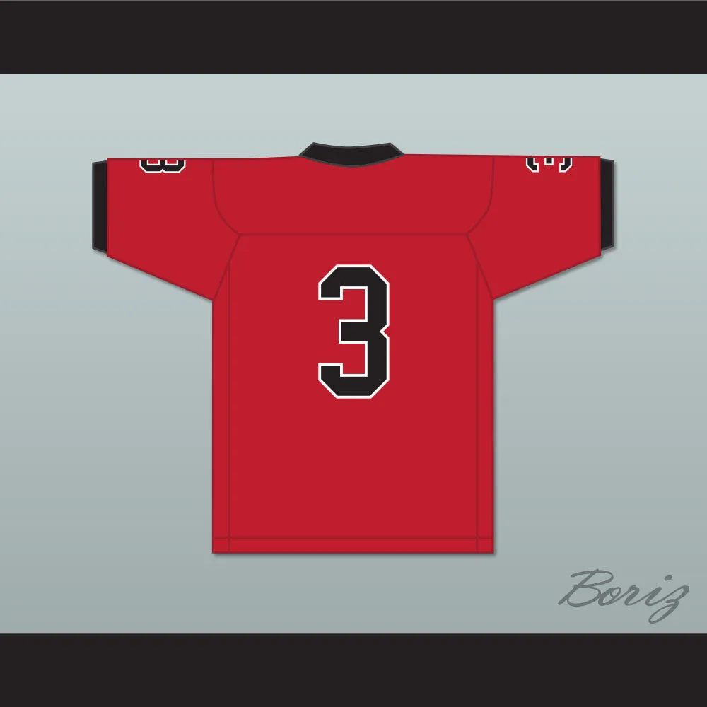 Cam Akers 3 Clinton High School Arrows Red Football Jersey 1