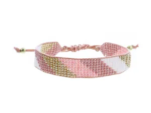 Candy Stripe Beaded Bracelet
