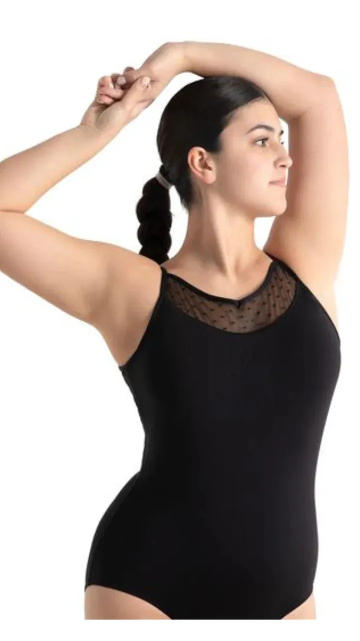 Capezio Spot On Mesh Back Camisole Leotard 12000W