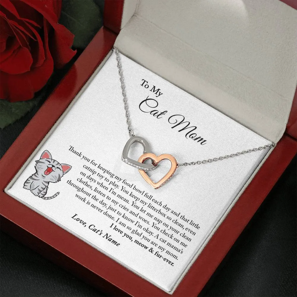 Cat Lover Gift, Cat Mom Gift Necklace