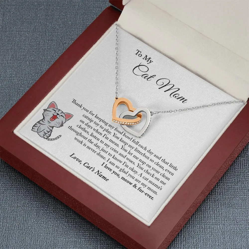 Cat Lover Gift, Cat Mom Gift Necklace
