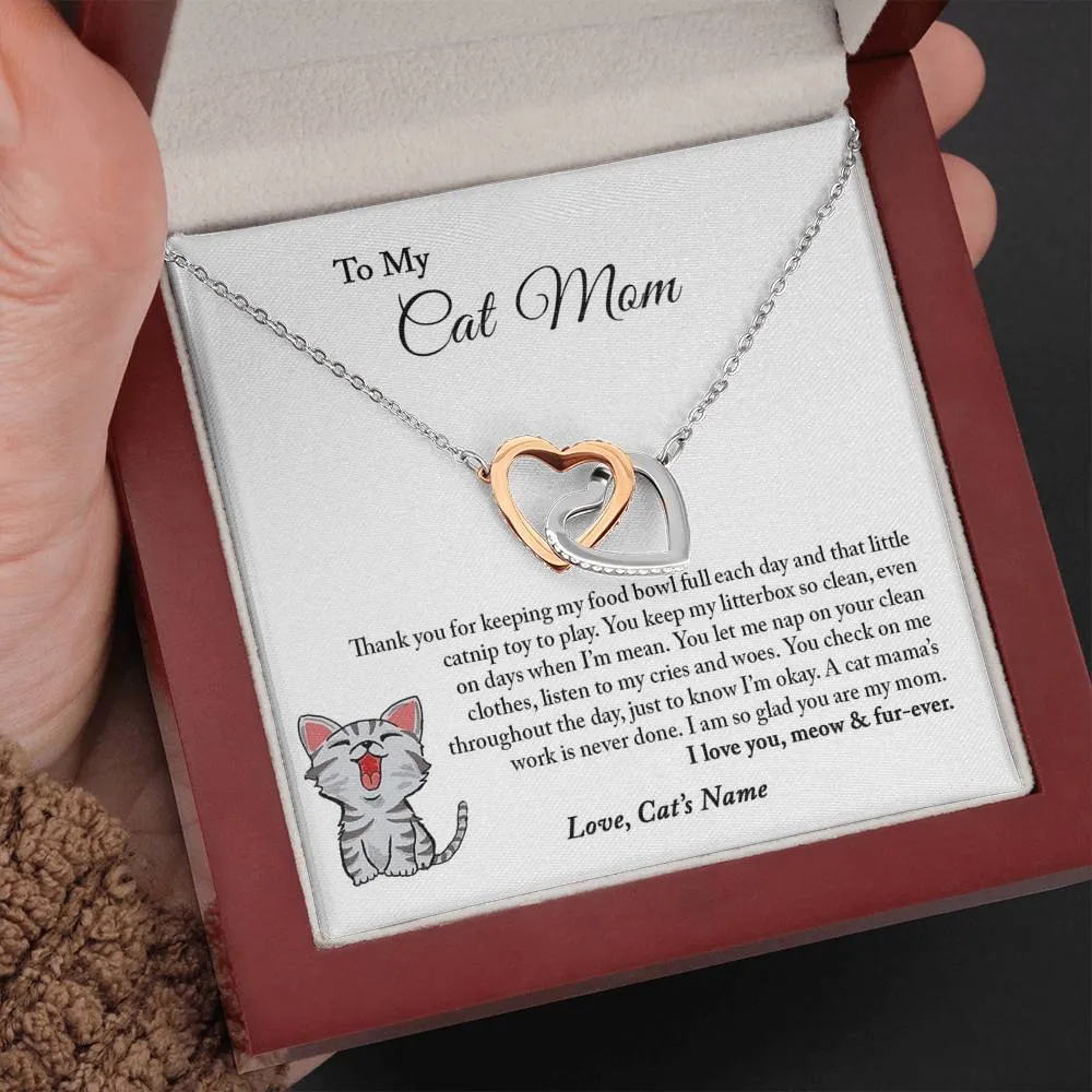 Cat Lover Gift, Cat Mom Gift Necklace