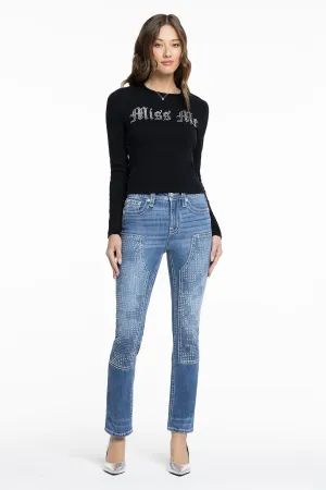 Celeste Straight Cargo Jeans