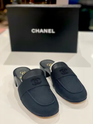 Chanel Lambskin Grosgrain Mule