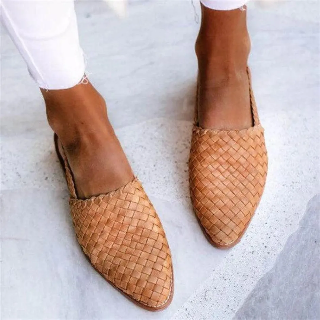 Cheryl® | Woven slingback ballet flats