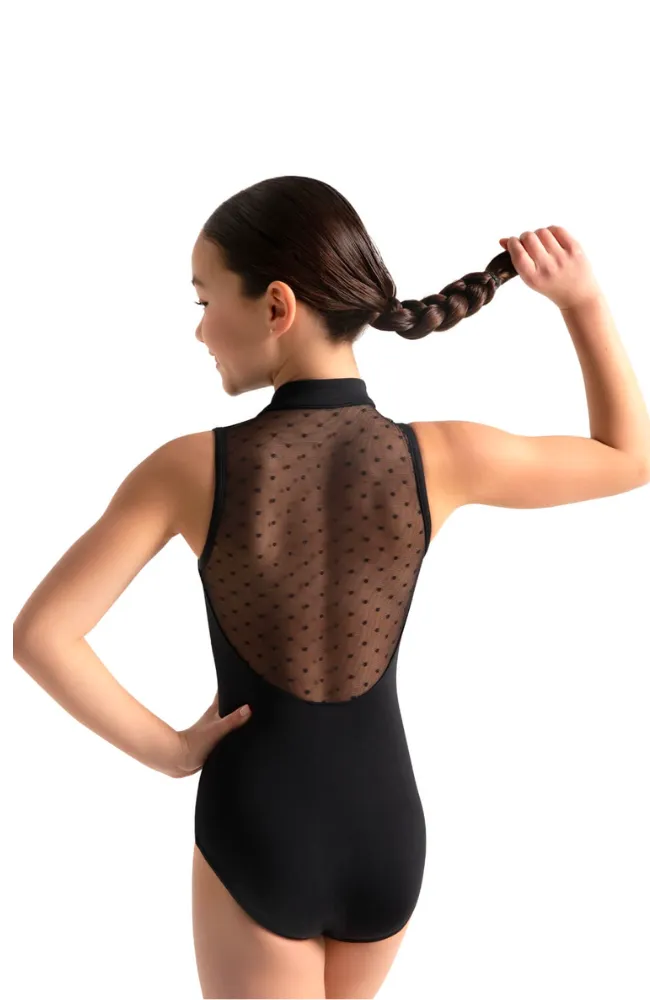 Child Spot On Mock Zip Bodysuit