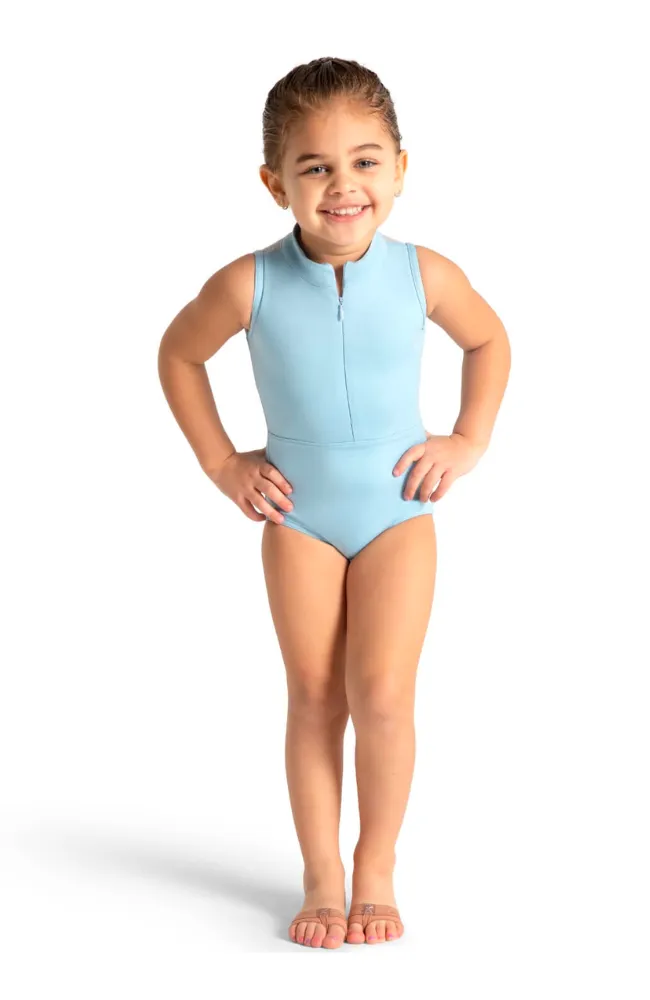 Child Spot On Mock Zip Bodysuit