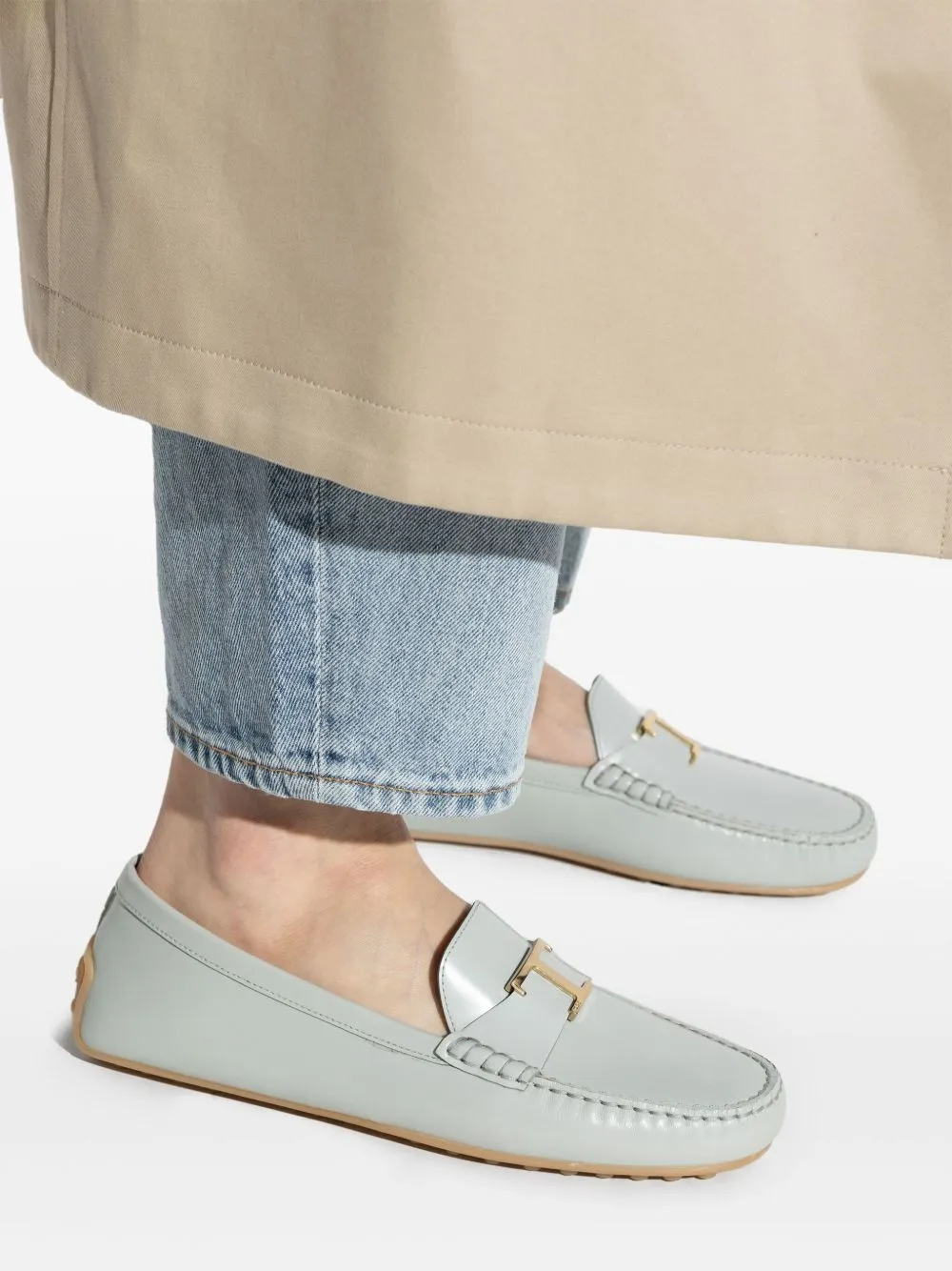 City gommino leather loafers