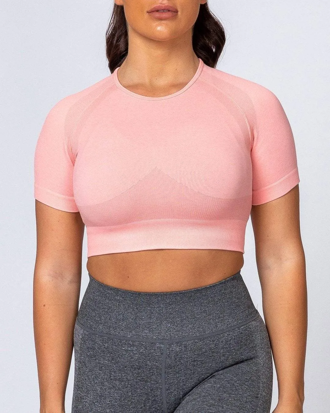 Classic Seamless Tee - Ballet Pink Marl
