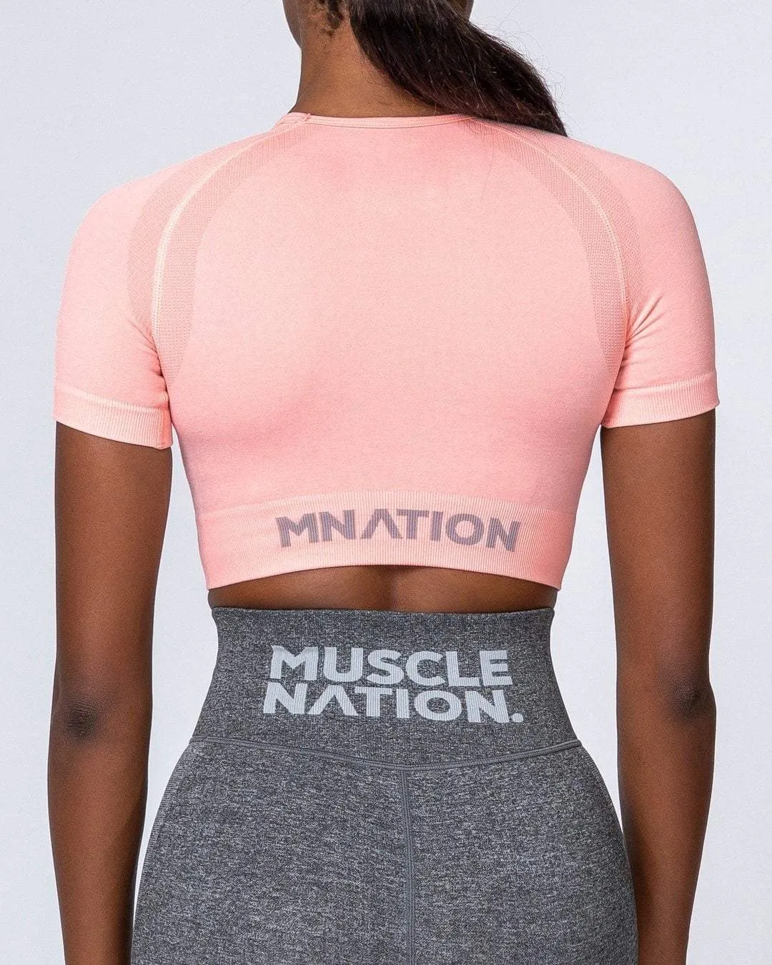 Classic Seamless Tee - Ballet Pink Marl