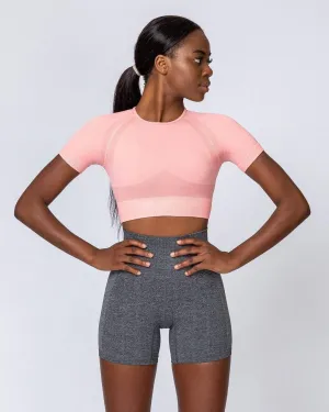 Classic Seamless Tee - Ballet Pink Marl