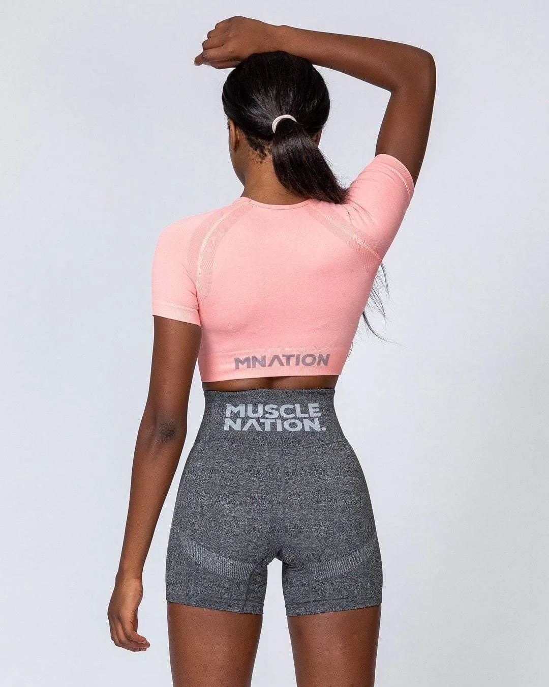 Classic Seamless Tee - Ballet Pink Marl