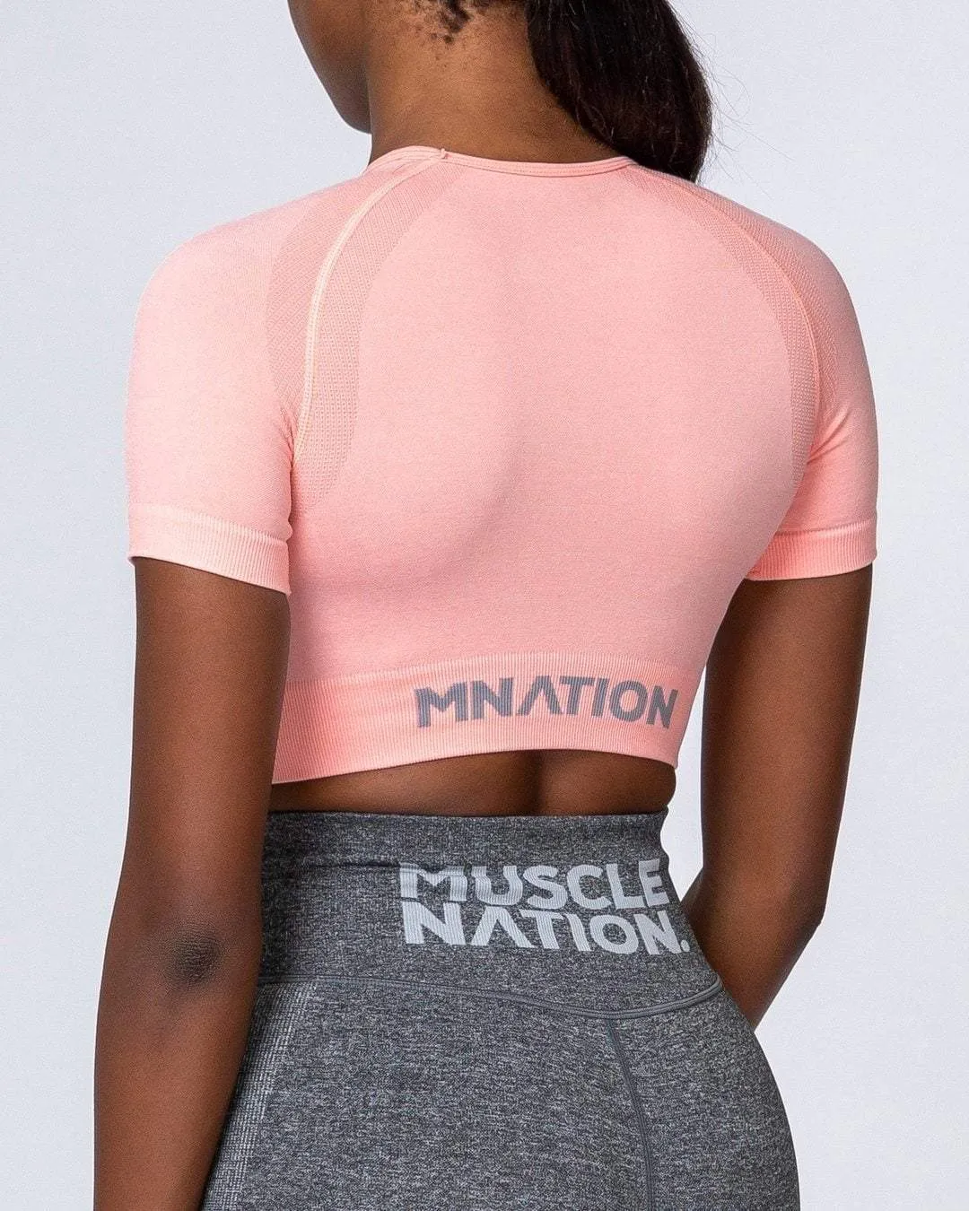 Classic Seamless Tee - Ballet Pink Marl