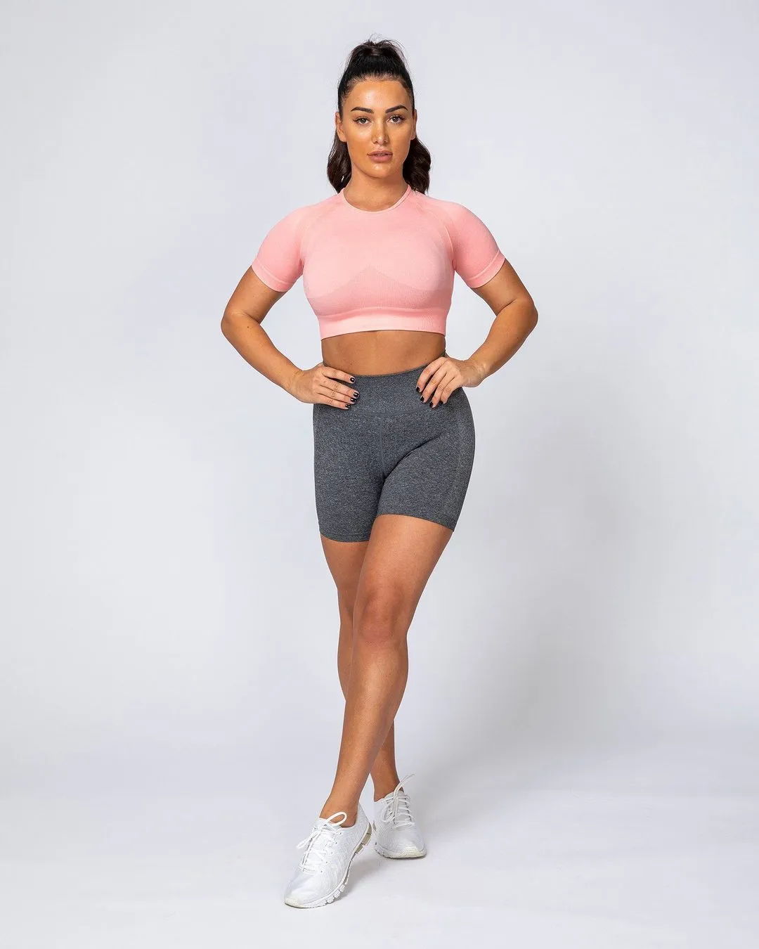 Classic Seamless Tee - Ballet Pink Marl