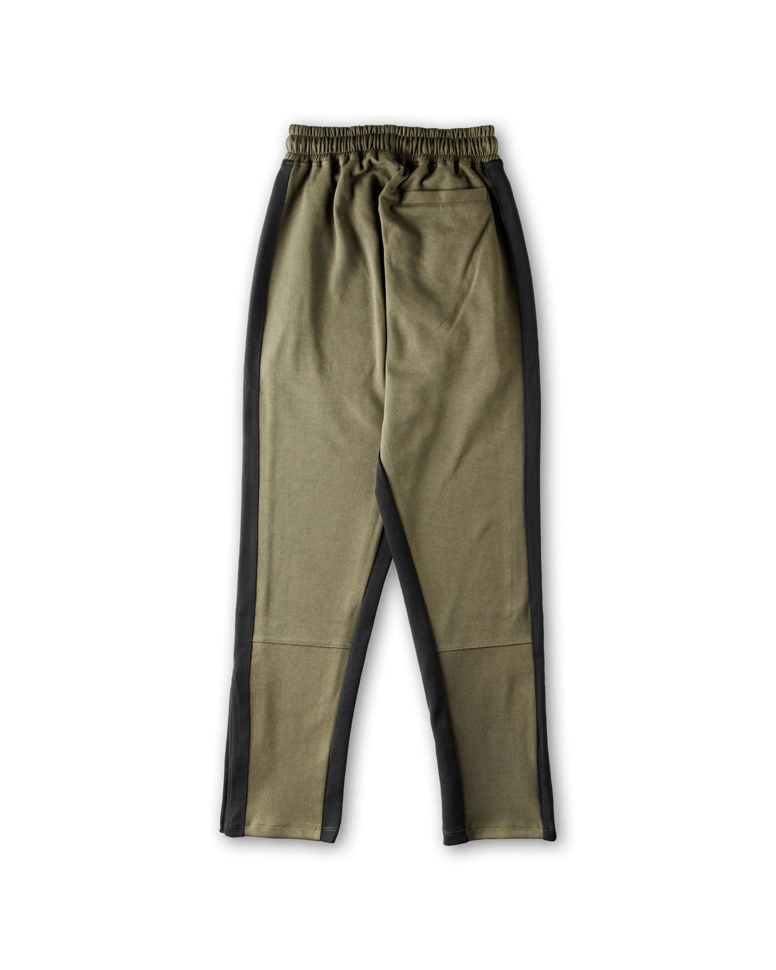 Contrast Stripe Relaxed Snap Joggers