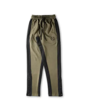 Contrast Stripe Relaxed Snap Joggers