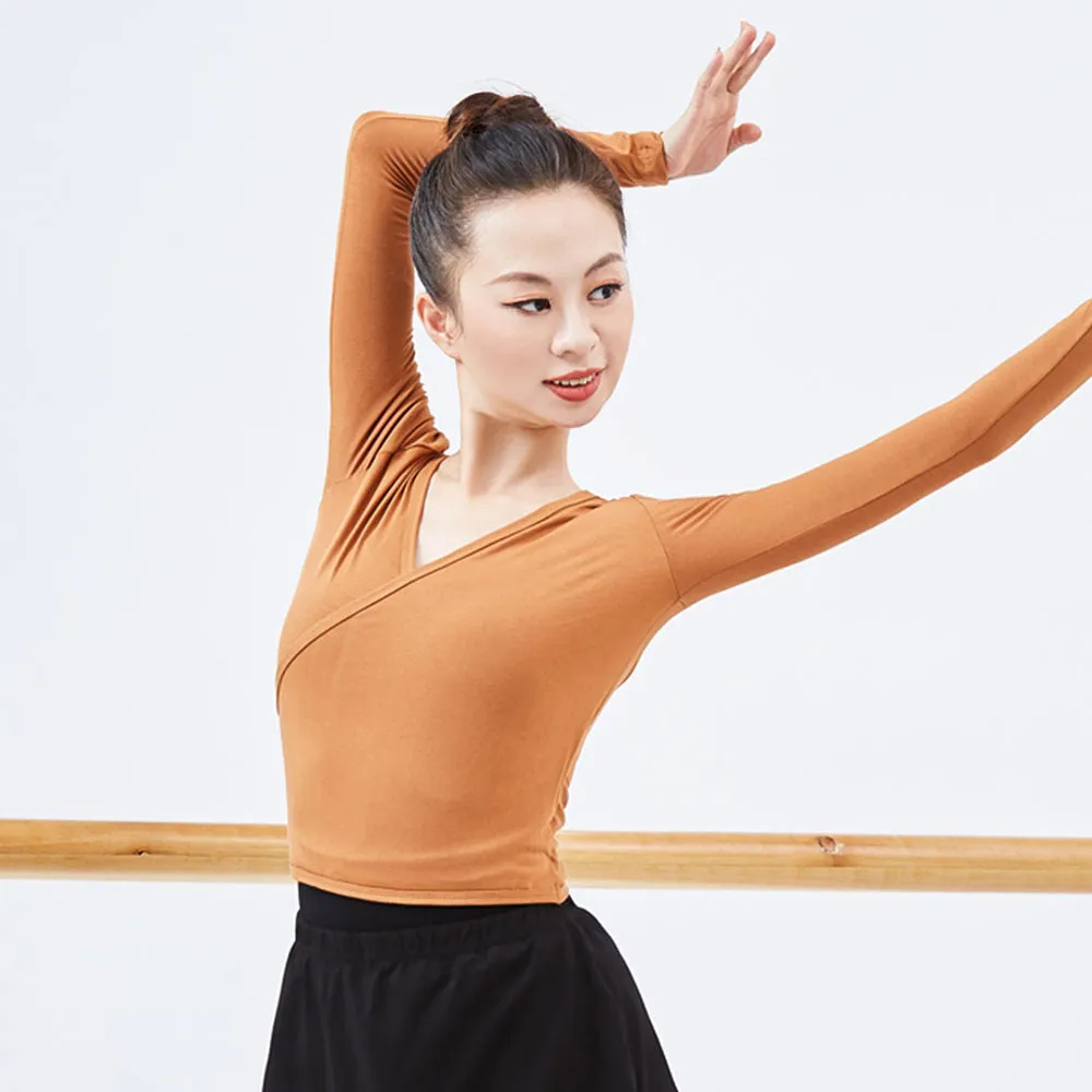 Cotton Dance  Crop Top Long Sleeve
