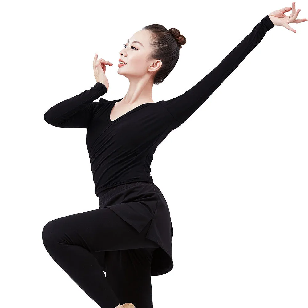 Cotton Dance  Crop Top Long Sleeve