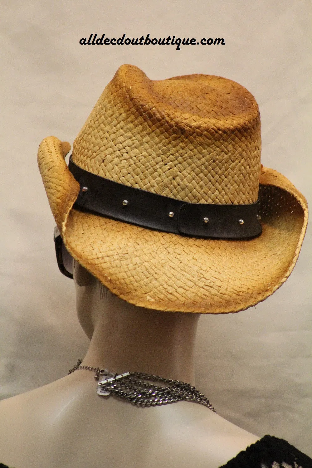 Cowgirl Hat | Cross & Leather Band