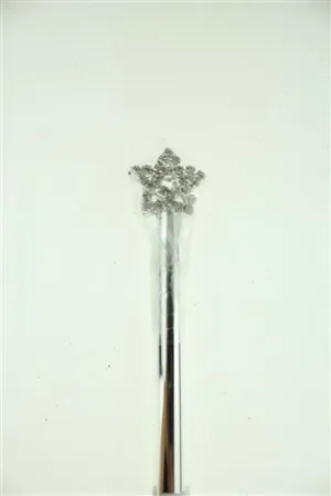 Crystal Rhinestone Scepters, 11-1/2-inch, Star