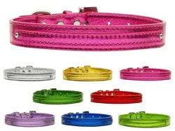 Customized Metallic Dog Cat Name Collar With Bling Letters