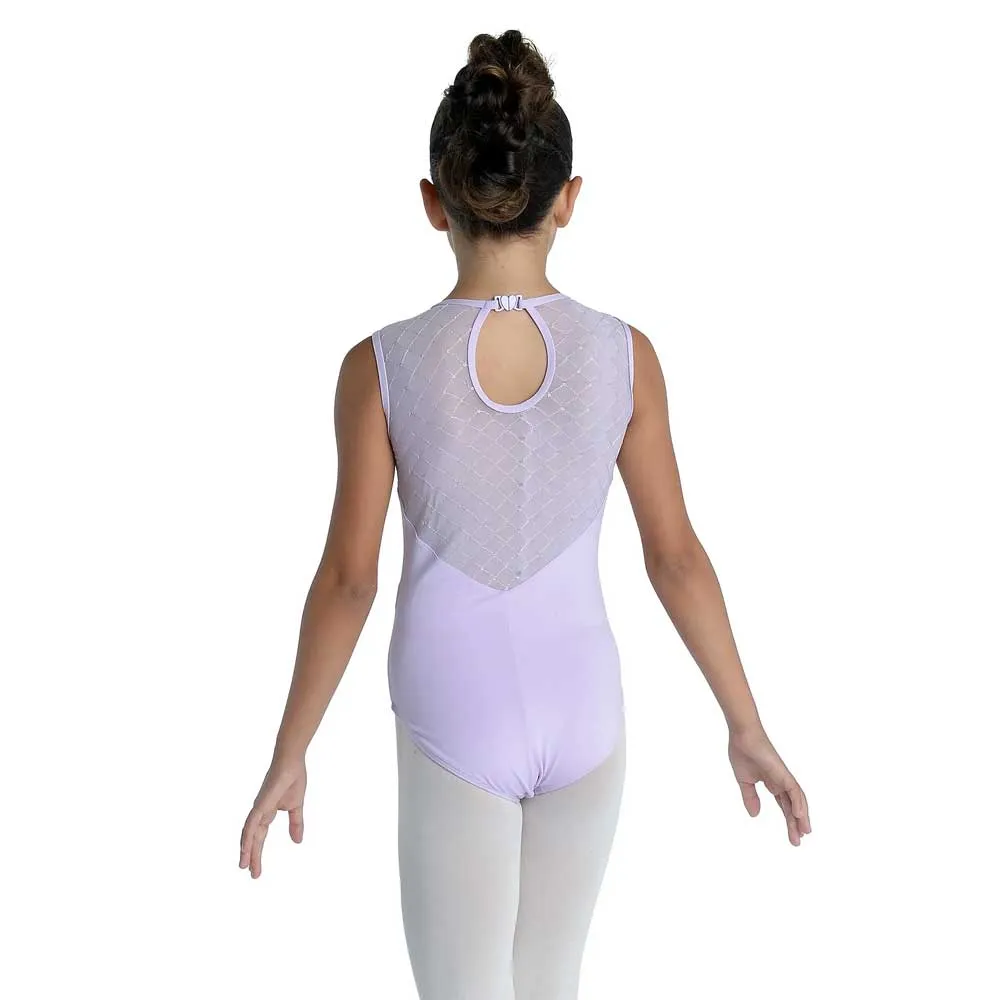 Danshuz 20114C Diamond Mesh Tank Leotard - Girls
