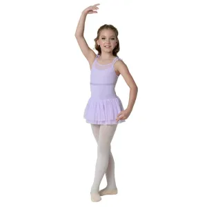 Danshuz 22203C Ruffle Strap Camisole Ballet Dress  - Girls
