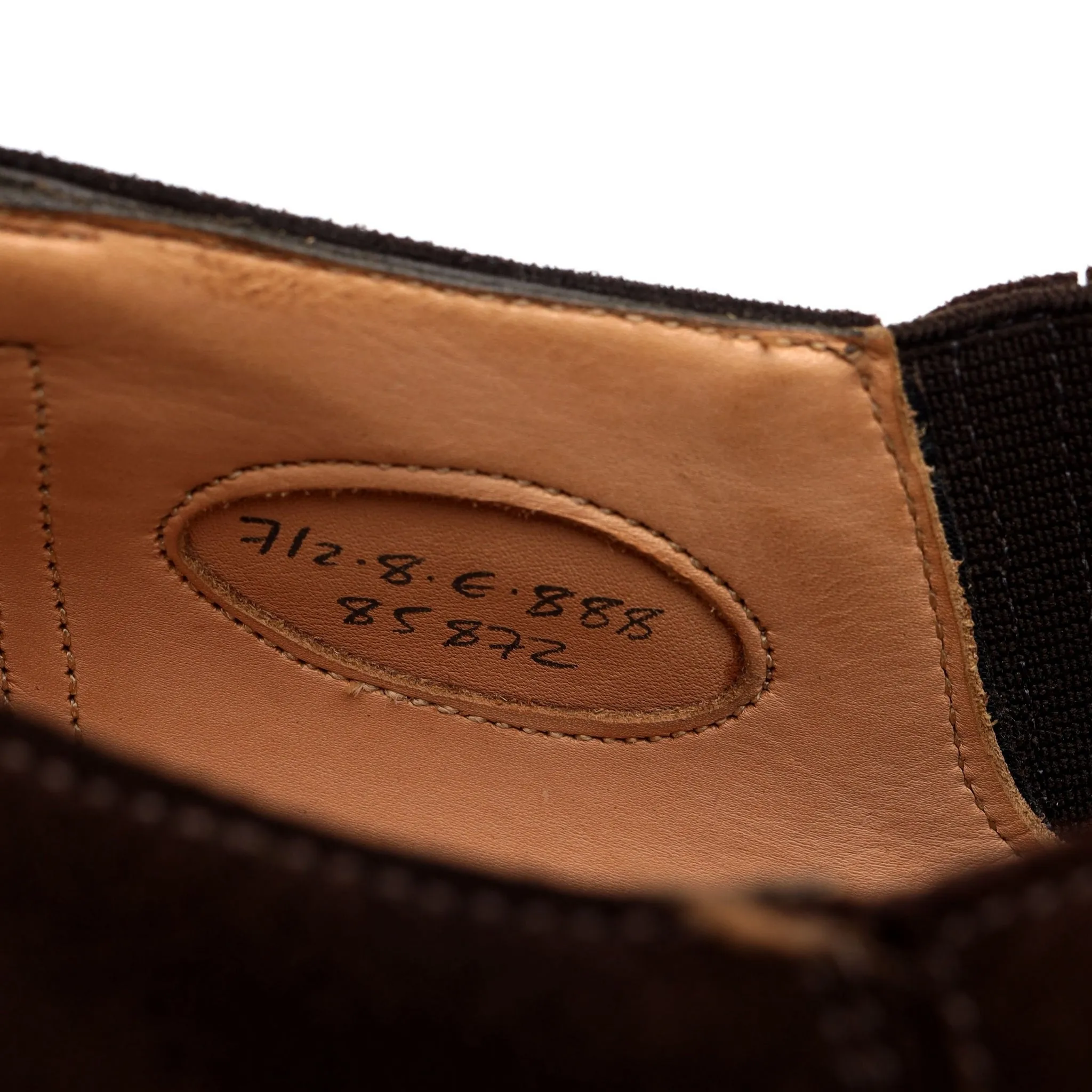 Dark Brown Suede Lazyman Slip On Loafers UK 7.5 E