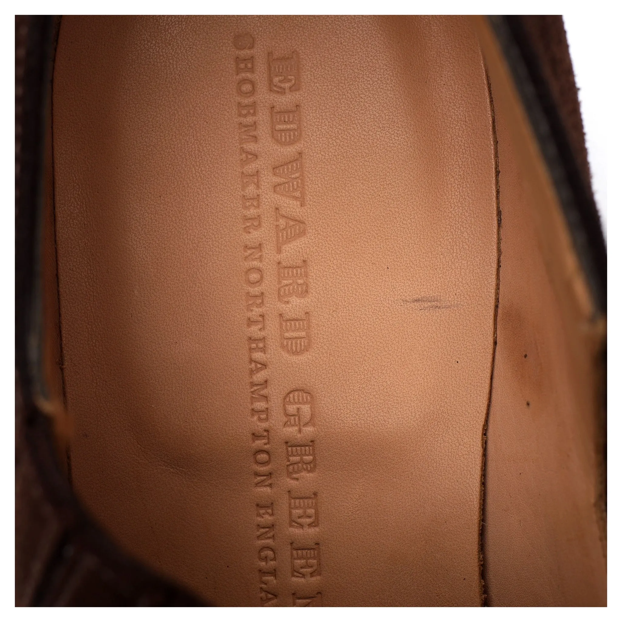 Dark Brown Suede Lazyman Slip On Loafers UK 7.5 E