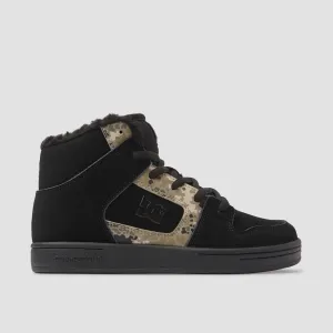 DC Manteca 4 Hi WR High Top Shoes - Black/Camo - Kids