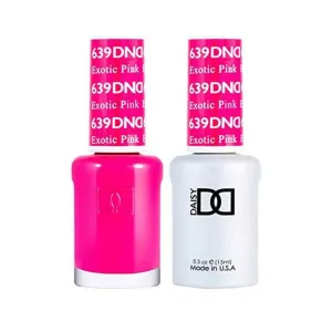 DND / Gel Nail Polish Matching Duo - Exotic Pink 639