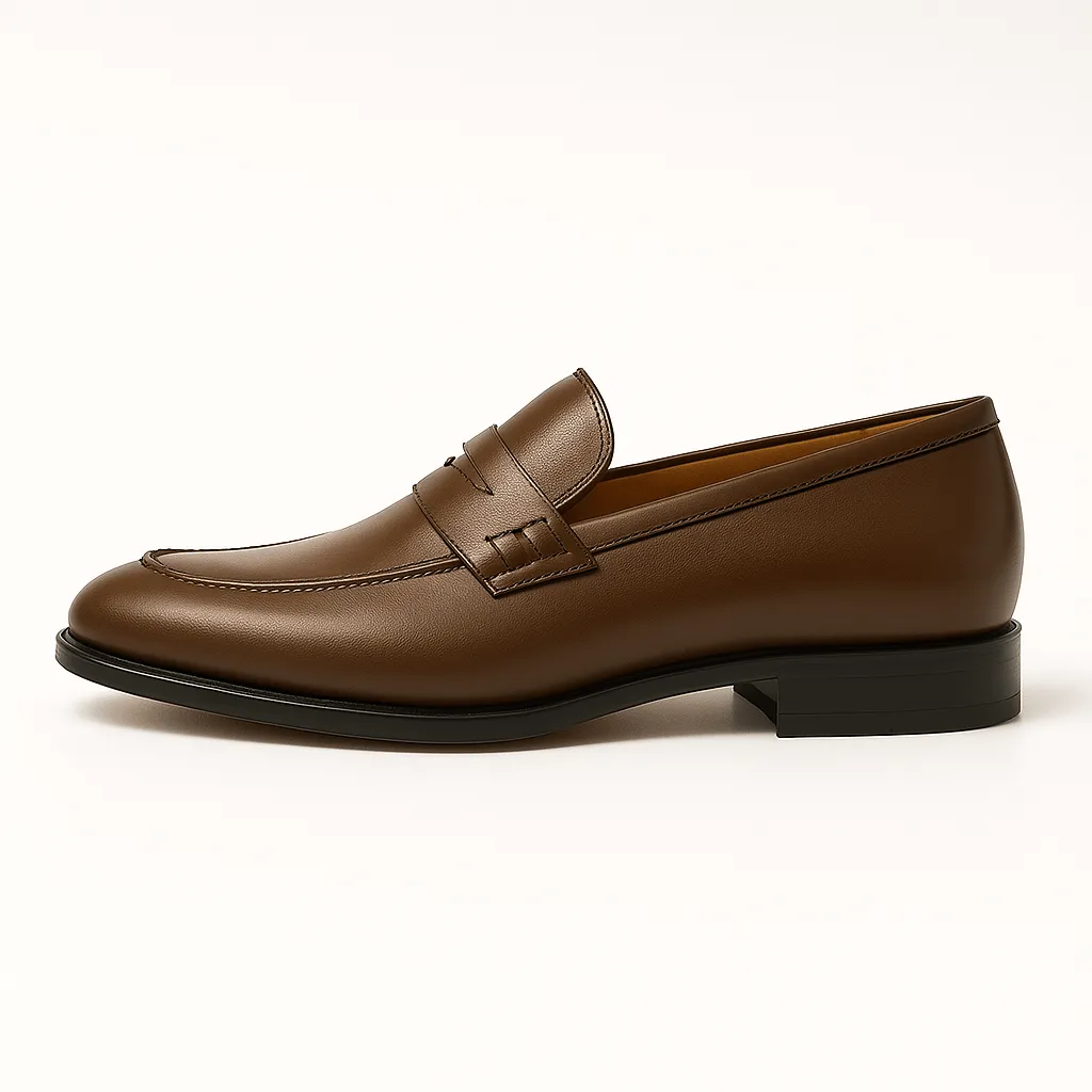 Domoir | Buckled Leather Slip-On Loafers