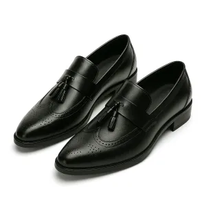 Domoir | Classic Leather Tassel Loafers