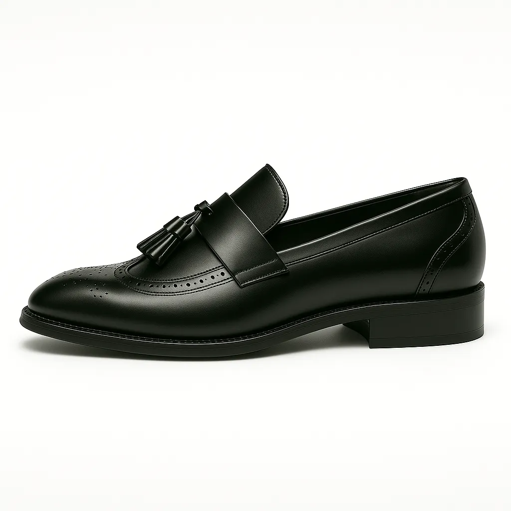 Domoir | Classic Leather Tassel Loafers