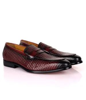 Dotted John Foster Penny Slip-on Loafers|Coffee