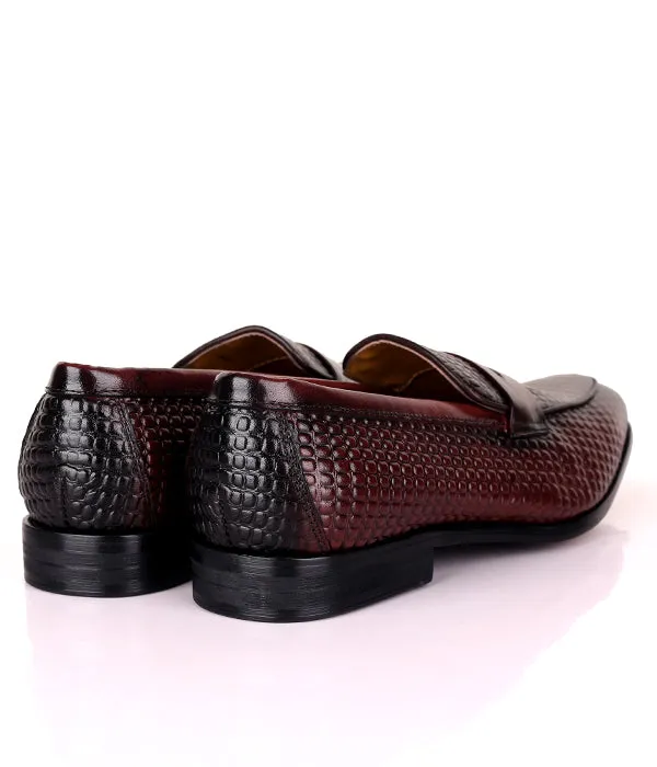 Dotted John Foster Penny Slip-on Loafers|Coffee