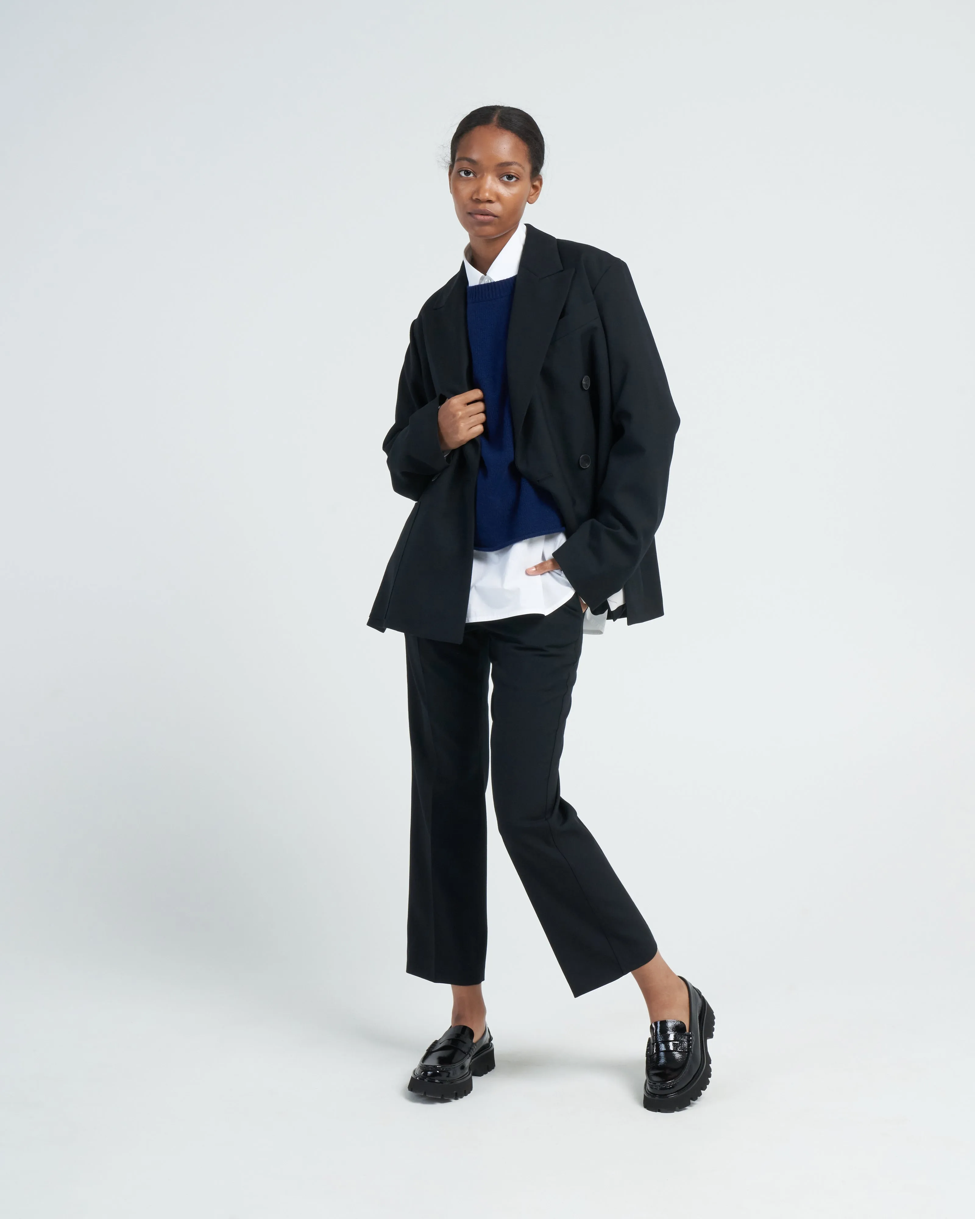 double breasted blazer