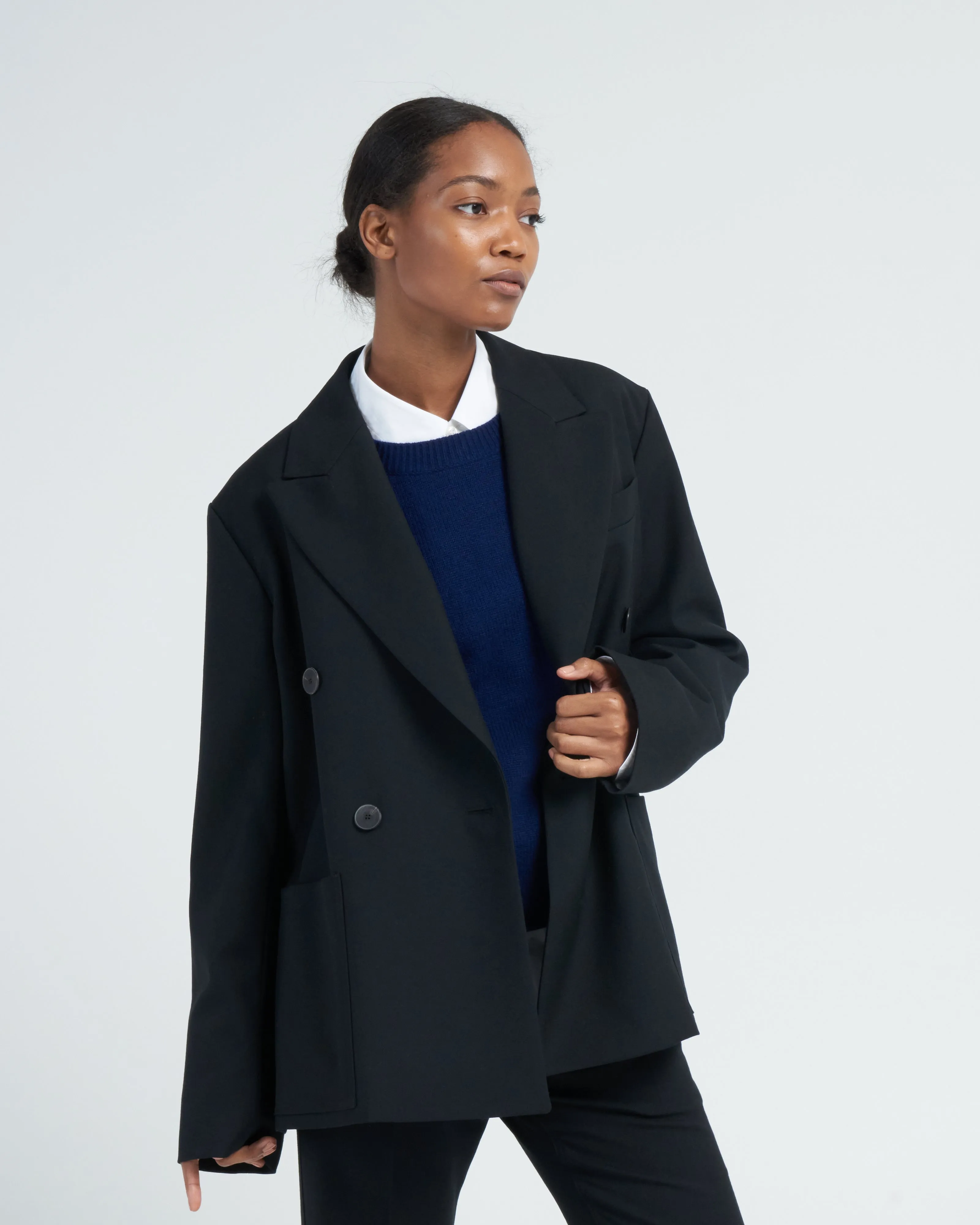 double breasted blazer