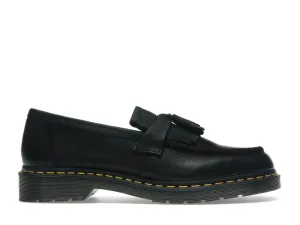 Dr. Martens Adrian Yellow Stitch Ambassador Leather Loafers Black