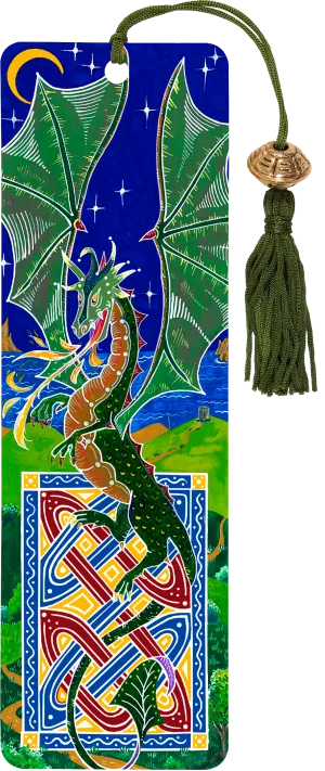 Dragon Beaded Bookmark